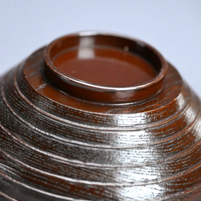 10 pc. Set Edo period Lacquered Soup Bowls