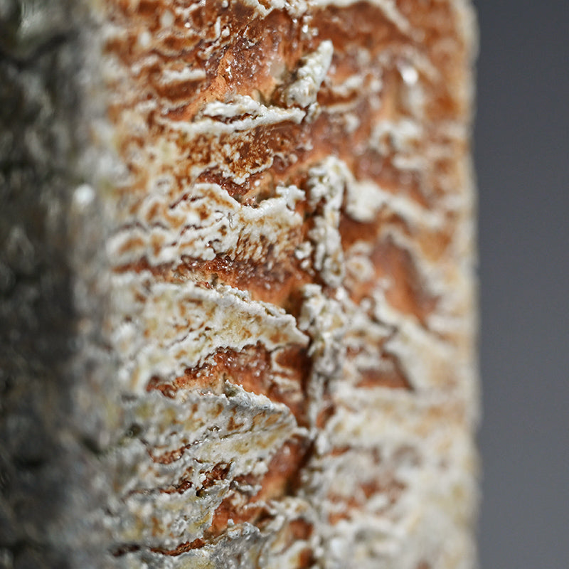 Shigaraki Vase ー古谷 剛敏 "信楽自然釉角花入"