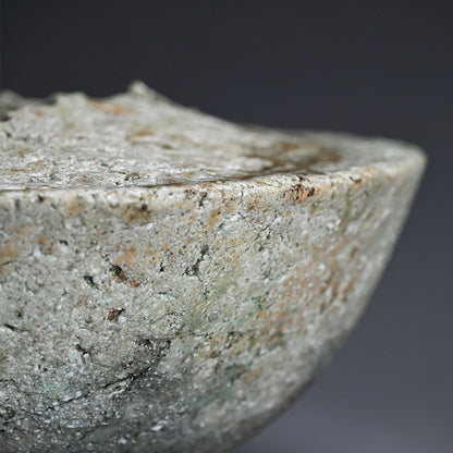 Shigaraki Split Hemispherical Vessel ー古谷 和也 "信楽混成花入"