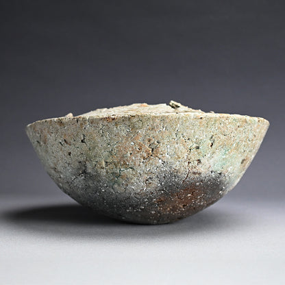 Shigaraki Split Hemispherical Vessel ー古谷 和也 "信楽混成花入"
