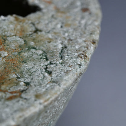 Shigaraki Split Hemispherical Vessel ー古谷 和也 "信楽混成花入"