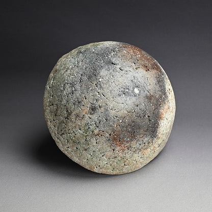 Shigaraki Split Hemispherical Vessel ー古谷 和也 “信楽 混成花入”