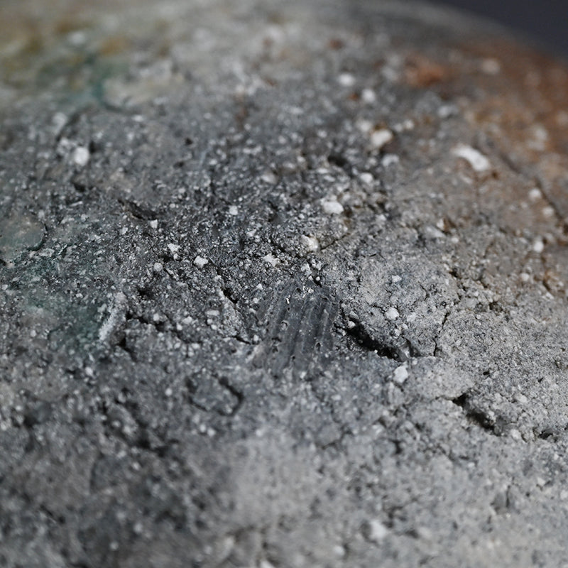 Shigaraki Split Hemispherical Vessel ー古谷 和也 "信楽混成花入"