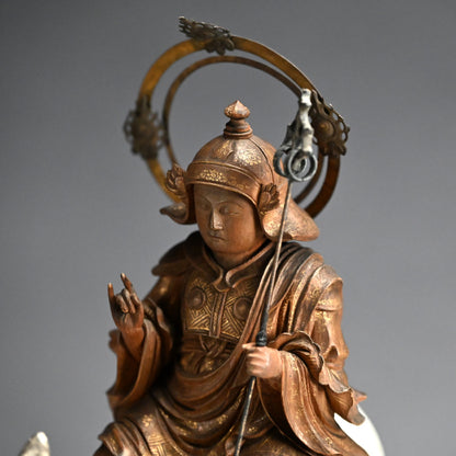 Rare Buddhist Image of the Martial God Shogun Jizo