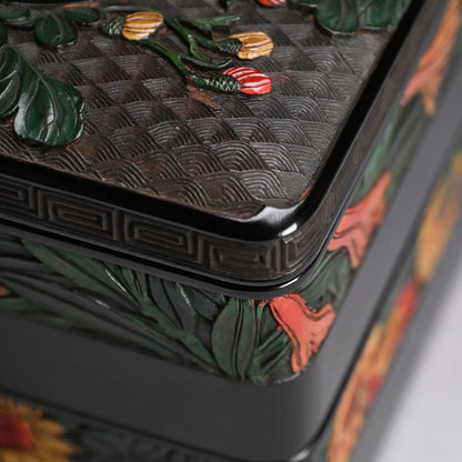 LNT Carved and Lacquered Jubako Box Set ー音丸 耕堂 “讃岐彫重箱”