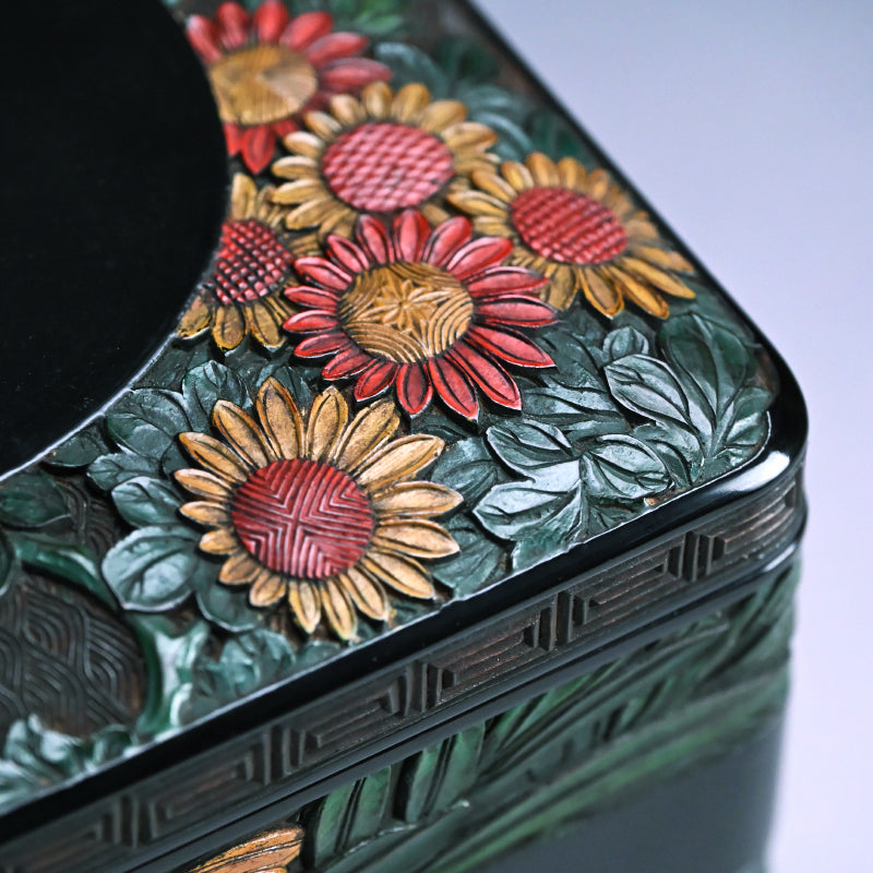 LNT Carved and Lacquered Jubako Box Set ー音丸 耕堂 “讃岐彫重箱”