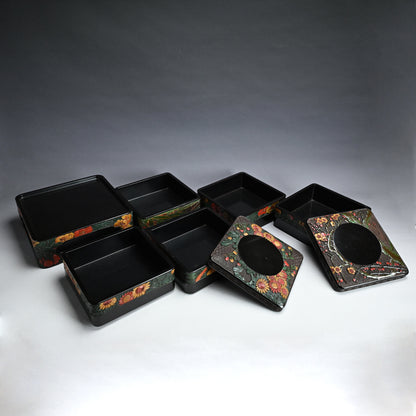 LNT Carved and Lacquered Jubako Box Set ー音丸 耕堂 “讃岐彫重箱”