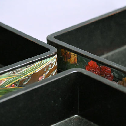 LNT Carved and Lacquered Jubako Box Set ー音丸 耕堂 “讃岐彫重箱”