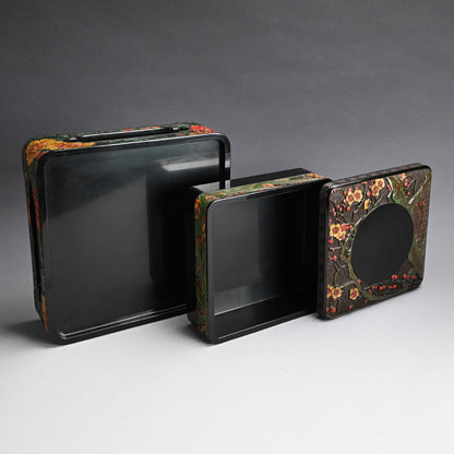 LNT Carved and Lacquered Jubako Box Set ー音丸 耕堂 “讃岐彫重箱”