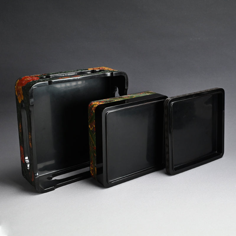LNT Carved and Lacquered Jubako Box Set ー音丸 耕堂 “讃岐彫重箱”