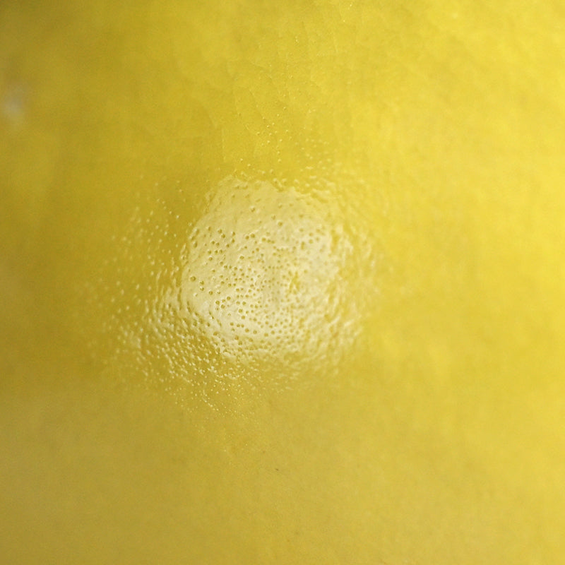 Large Yellow Oribe Vase ー柳原 睦夫 “キ オリベ 花壺”