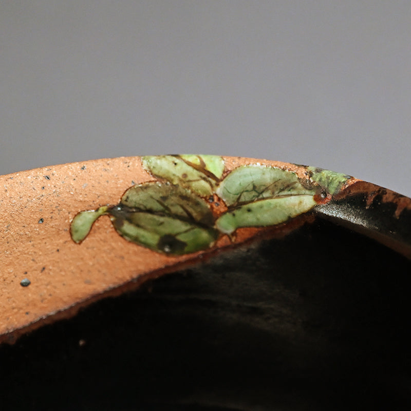 Set of 6 Chawan Tea Bowls ー露光窯 冬柴 文廣 “釉描彩 春冬茶盌”