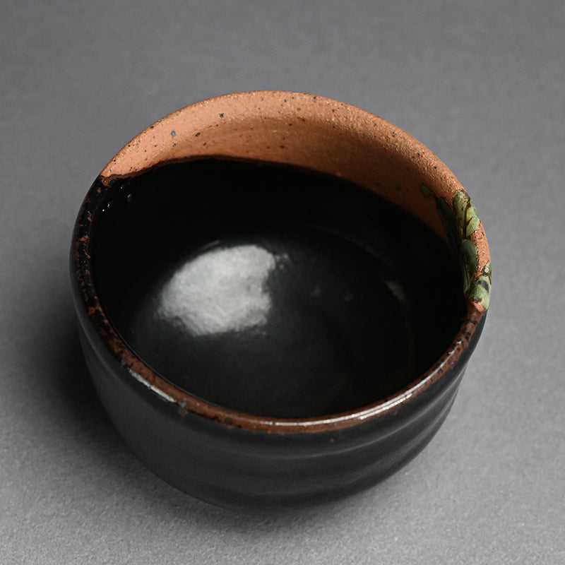 Set of 6 Chawan Tea Bowls ー露光窯 冬柴 文廣 “釉描彩 春冬茶盌”