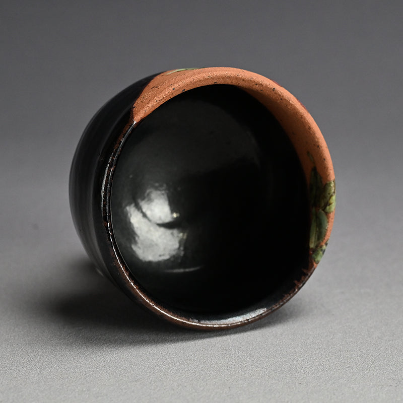 Set of 6 Chawan Tea Bowls ー露光窯 冬柴 文廣 “釉描彩 春冬茶盌”
