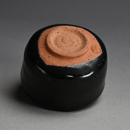 Set of 6 Chawan Tea Bowls ー露光窯 冬柴 文廣 “釉描彩 春冬茶盌”
