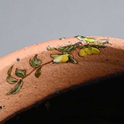 Set of 6 Chawan Tea Bowls ー露光窯 冬柴 文廣 “釉描彩 春冬茶盌”