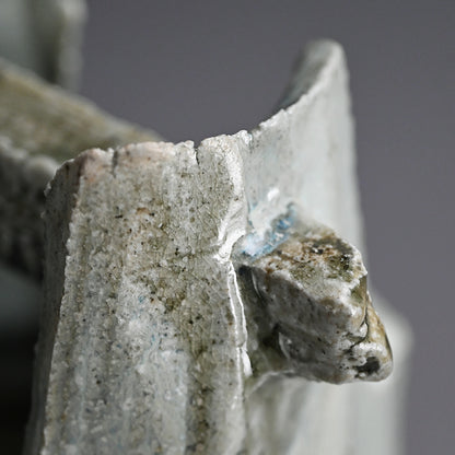 Tamba Ash Glazed Vase ー西端 正 “灰釉桶形花入”