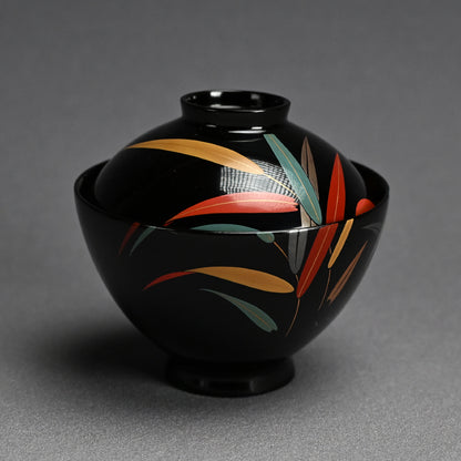 Set 10 Lacquered Suimono Bowls for Kaiseki Japanese Food