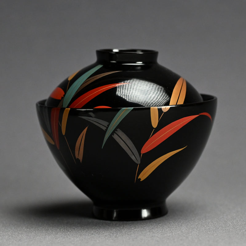 Set 10 Lacquered Suimono Bowls for Kaiseki Japanese Food