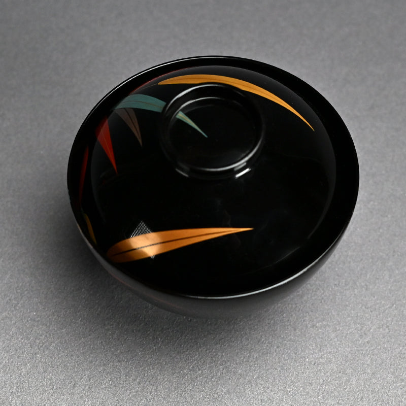 Set 10 Lacquered Suimono Bowls for Kaiseki Japanese Food