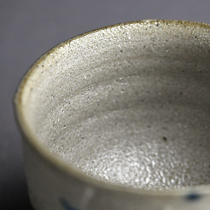 Fabulous LNT Salt Glazed Chawan Tea Bowl ー浜田 庄司 “塩釉色差茶盌”