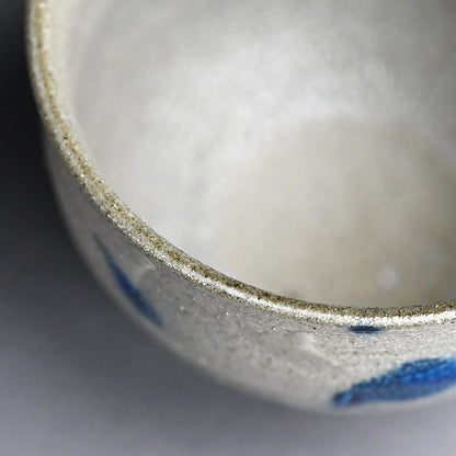 Fabulous LNT Salt Glazed Chawan Tea Bowl ー浜田 庄司 “塩釉色差茶盌”
