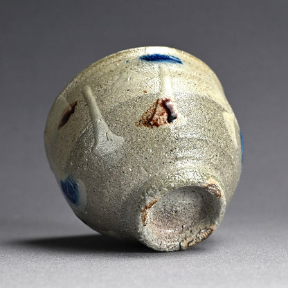 Fabulous LNT Salt Glazed Chawan Tea Bowl ー浜田 庄司 “塩釉色差茶盌”