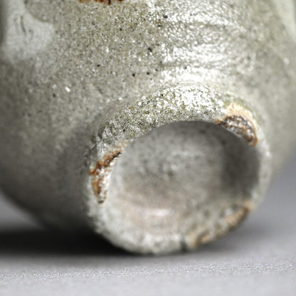 Fabulous LNT Salt Glazed Chawan Tea Bowl ー浜田 庄司 “塩釉色差茶盌”