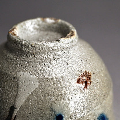 Fabulous LNT Salt Glazed Chawan Tea Bowl ー浜田 庄司 “塩釉色差茶盌”