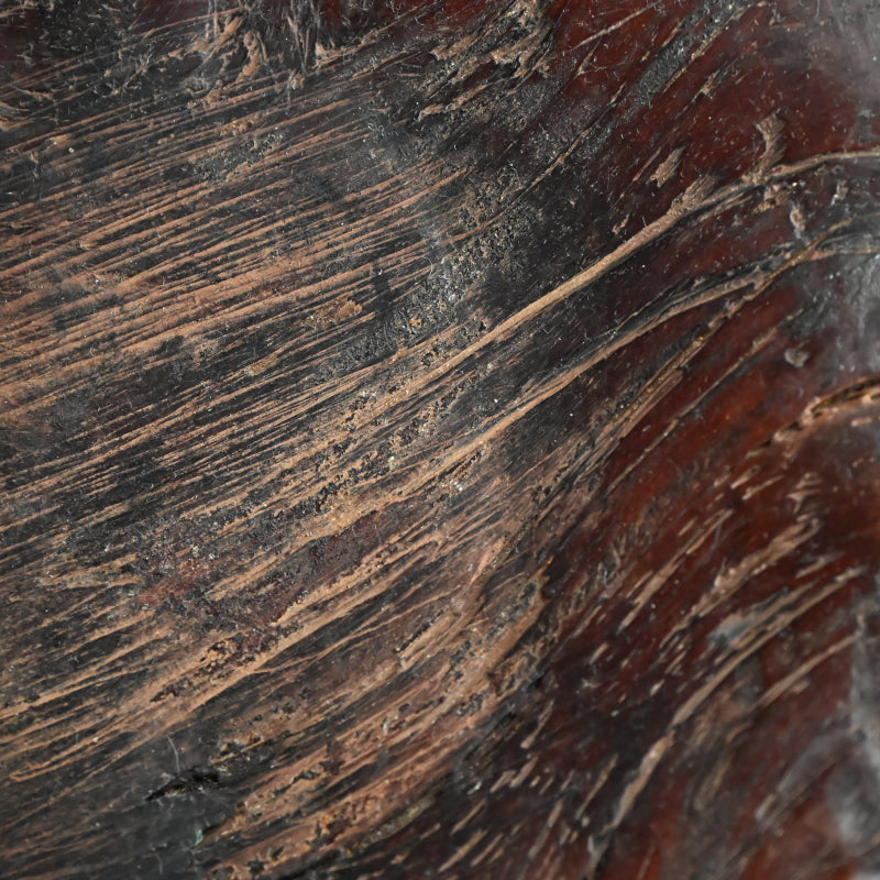 Fabulous Antique Burl-wood Leaf Plate