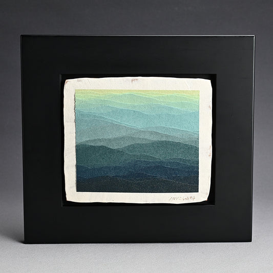 Toban Wall Hanging, “Haruka” ー宮下 善爾 “彩泥陶額 遥"