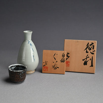Unusual Sake Set ー近藤 高弘 "徳利" "ぐい吞"