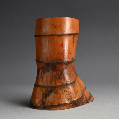 Ancient Lacquered Bamboo Tea Room Vase