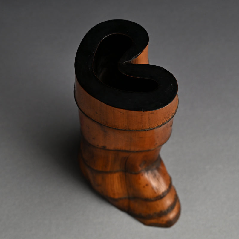 Ancient Lacquered Bamboo Tea Room Vase