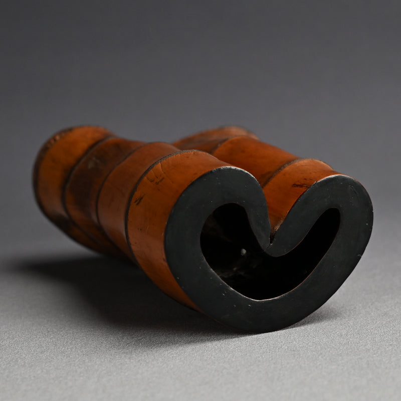 Ancient Lacquered Bamboo Tea Room Vase