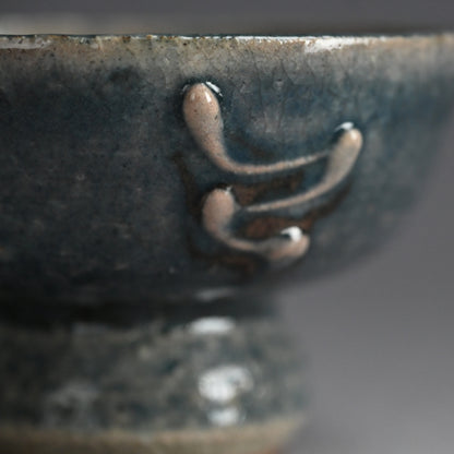 Cobalt Maccha Chawan Tea Bowl ー河井 寛次郎作 “呉州平茶碗”