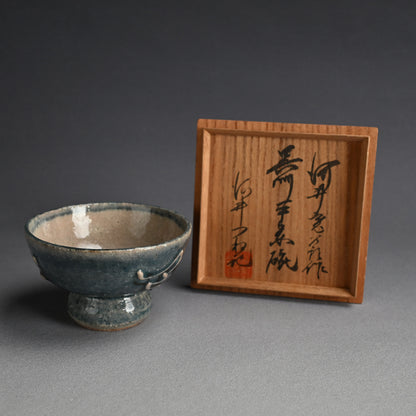 Cobalt Maccha Chawan Tea Bowl ー河井 寛次郎作 “呉州平茶碗”