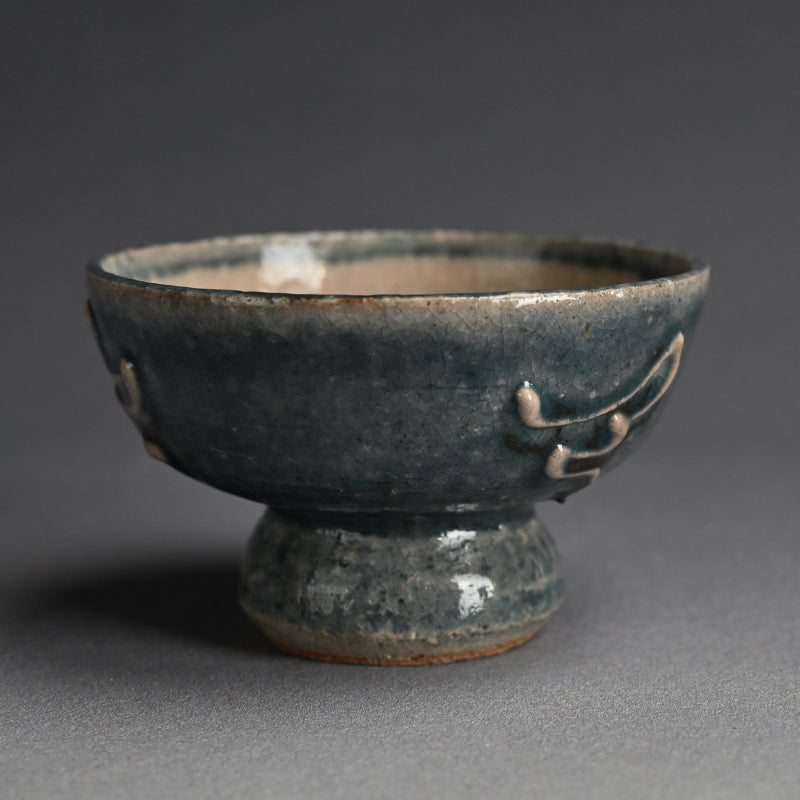 Cobalt Maccha Chawan Tea Bowl ー河井 寛次郎作 “呉州平茶碗”