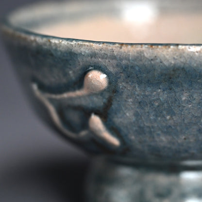 Cobalt Maccha Chawan Tea Bowl ー河井 寛次郎作 “呉州平茶碗”