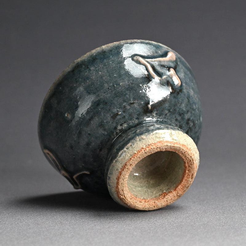 Cobalt Maccha Chawan Tea Bowl ー河井 寛次郎作 “呉州平茶碗”