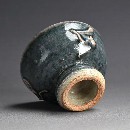 Cobalt Maccha Chawan Tea Bowl ー河井 寛次郎作 “呉州平茶碗”