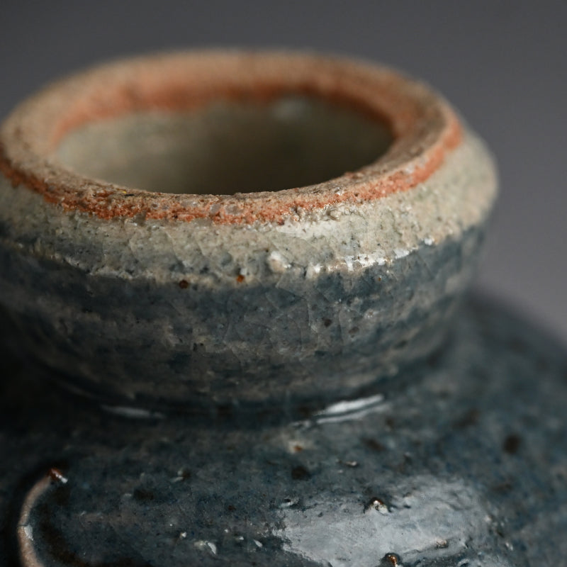 Cobalt Maccha Chawan Tea Bowl ー河井 寛次郎作 “呉州平茶碗”