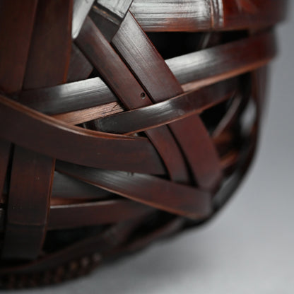 Bamboo Basket ー末村 笙文 “時代竹 久寿玉花籃”