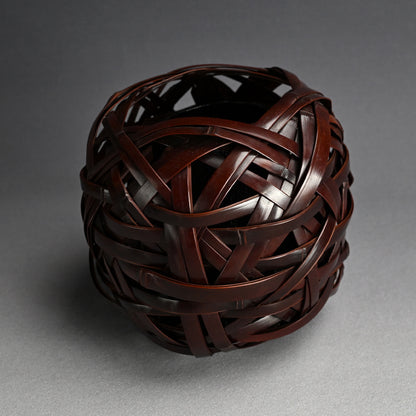 Bamboo Basket ー末村 笙文 “時代竹 久寿玉花籃”