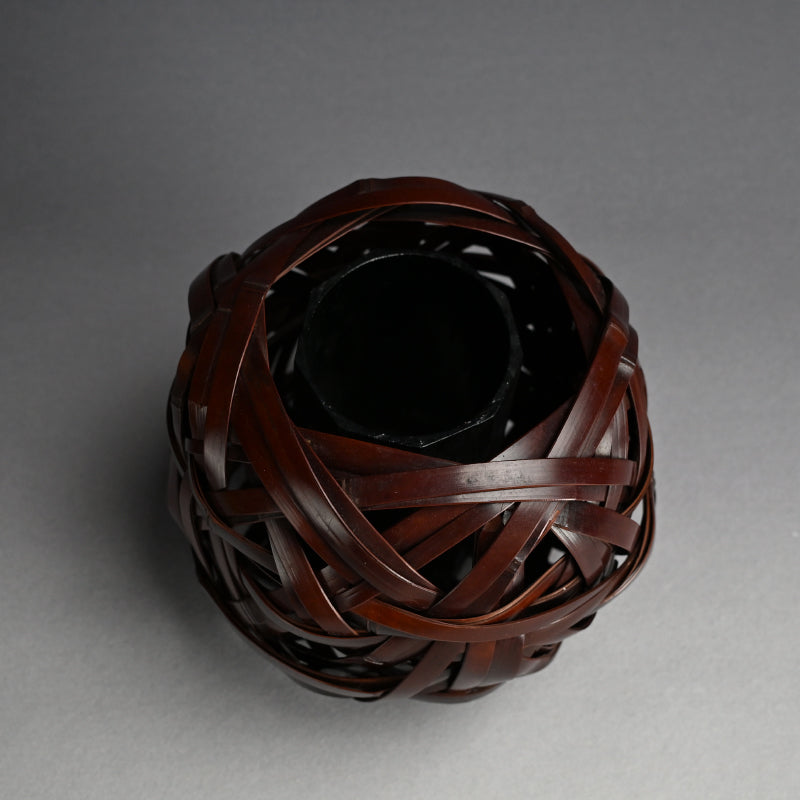 Bamboo Basket ー末村 笙文 “時代竹 久寿玉花籃”