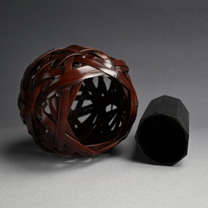Bamboo Basket ー末村 笙文 “時代竹 久寿玉花籃”