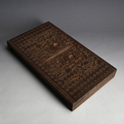 Ainu Carved Wood Display Table