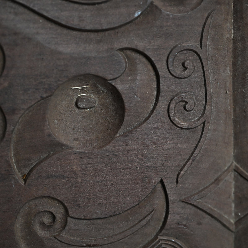 Ainu Carved Wood Display Table
