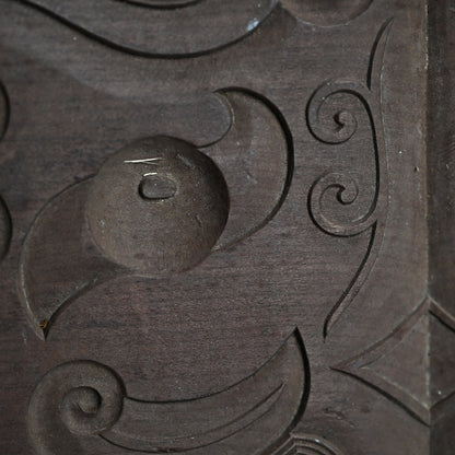 Ainu Carved Wood Display Table