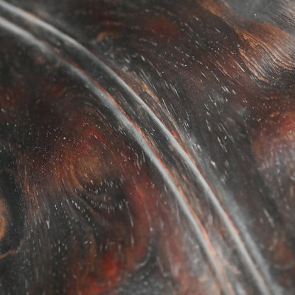 Carved Wood Leaf Tray from Himeji Castle Pine Trees